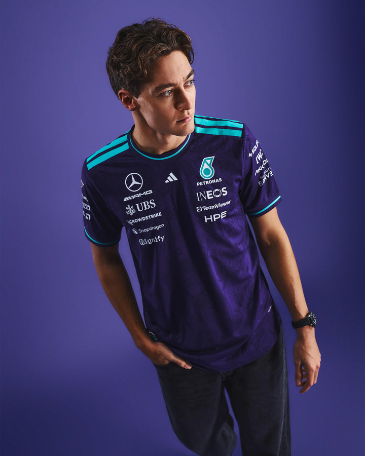 Mercedes-AMG F1 Team 2026 Singapore GP Vanda Bloom Authentic Driver Tee Purple
