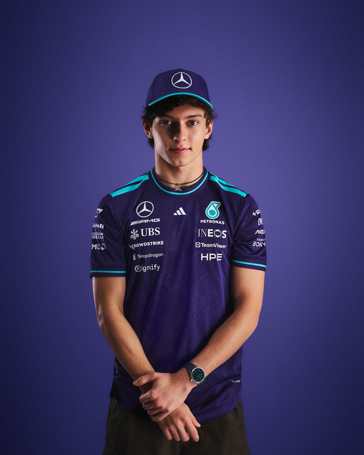 Mercedes-AMG F1 Team 2026 Singapore GP Vanda Bloom Authentic Driver Tee Purple
