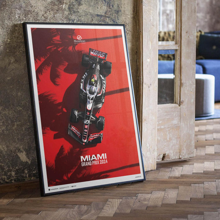 MoneyGram Haas F1 Team - Miami Grand Prix – 2024 Poster