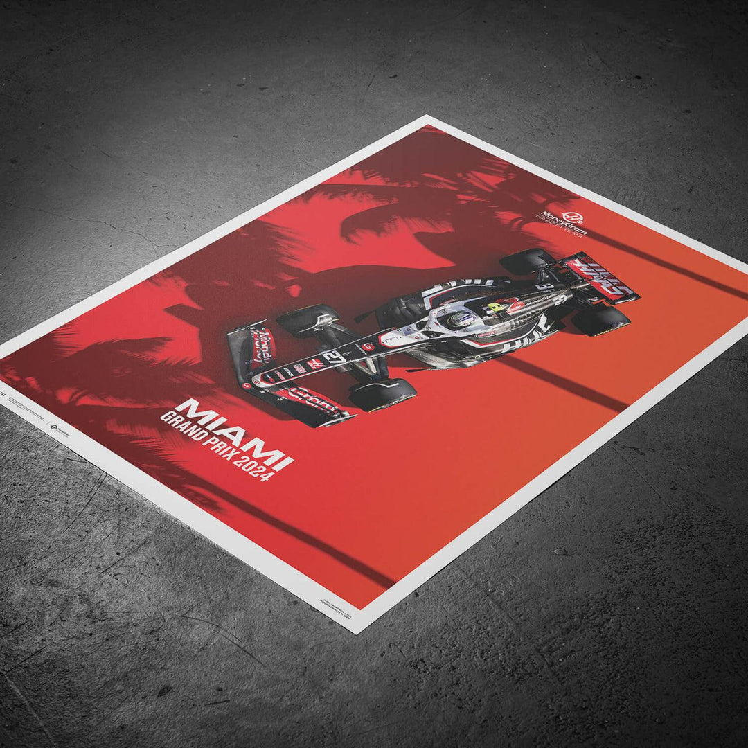 MoneyGram Haas F1 Team - Miami Grand Prix – 2024 Poster