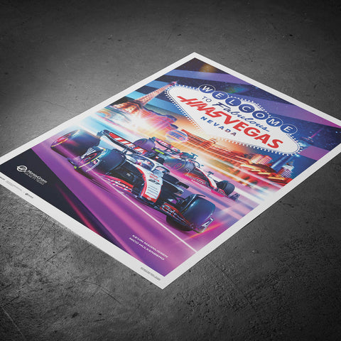 MoneyGram Haas F1 Team - Las Vegas Grand Prix - 2023 Automobilist Poster