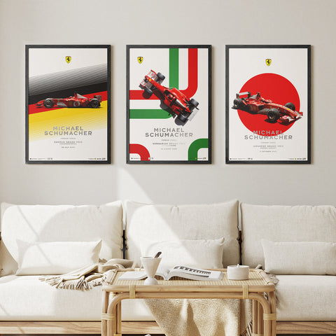 Ferrari F2002 - Michael Schumacher Hungarian GP 2002 | Automobilist Poster