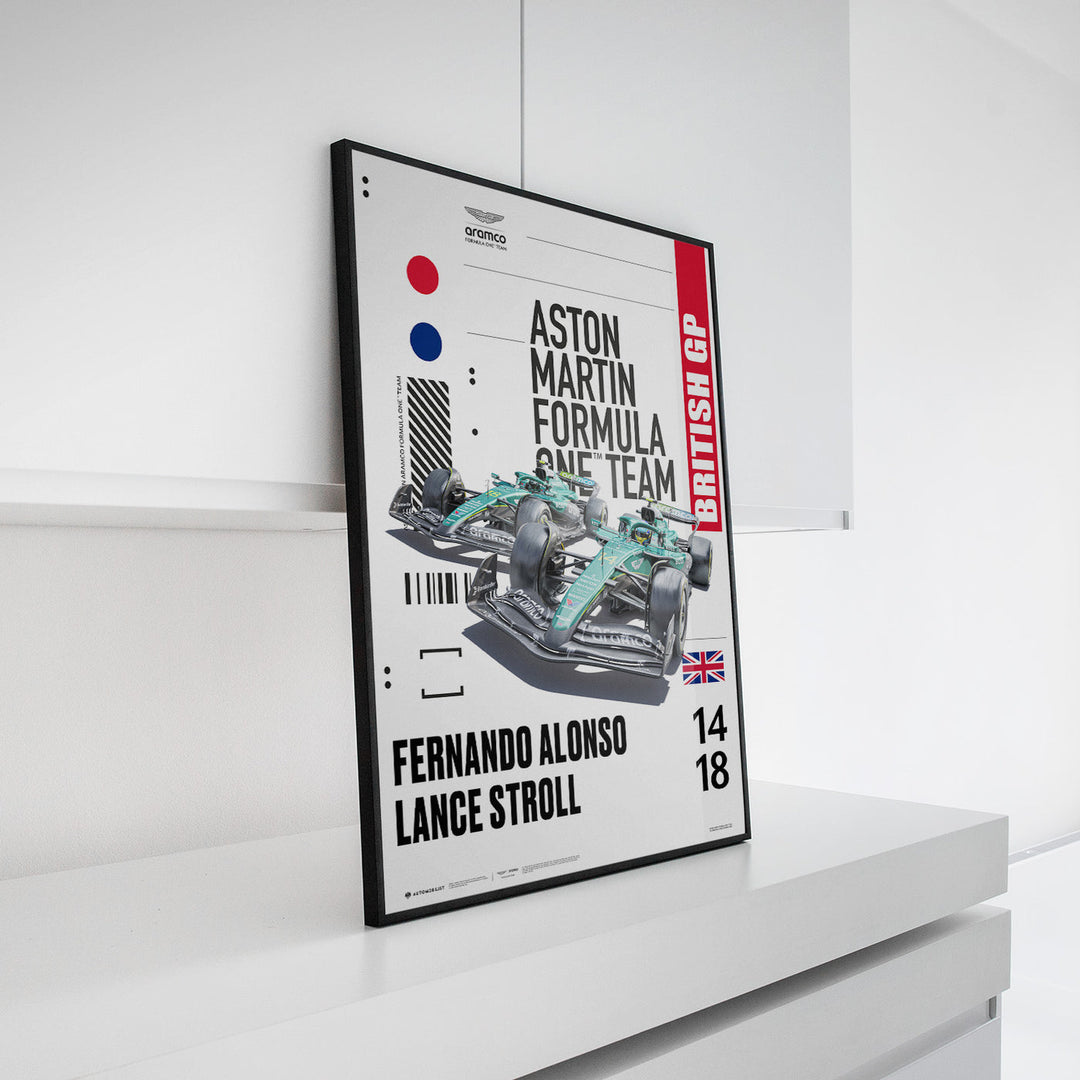 Aston Martin Aramco Formula One™ Team – Silverstone 2025 | Official Automobilist Poster