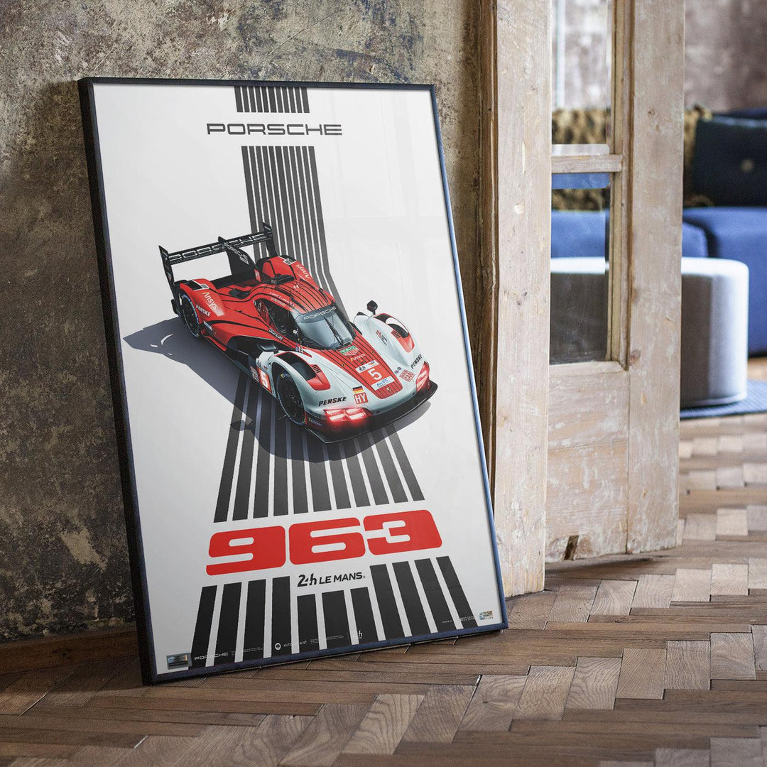 Porsche 963 | 24h of Le Mans 2025 | Official Automobilist Poster