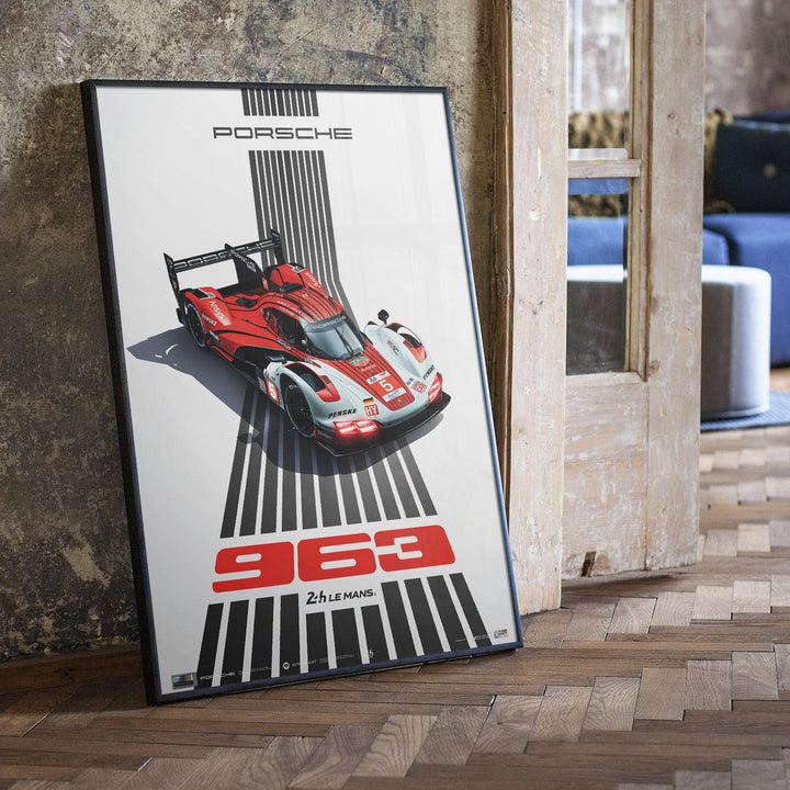 Porsche 963 | 24h of Le Mans 2025 | Official Automobilist Poster