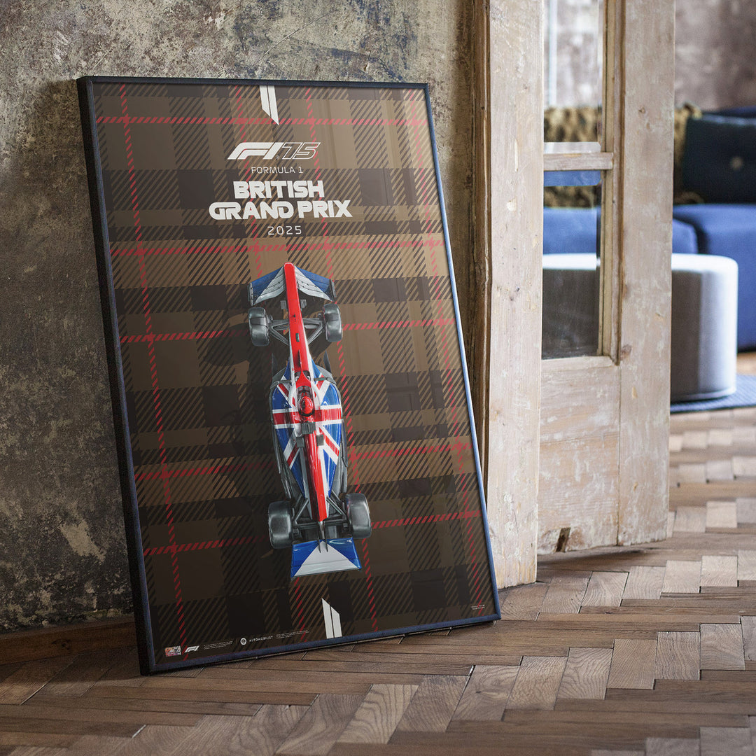 FORMULA 1 BRITISH GRAND PRIX 2025 | Official Automobilist Event Poster