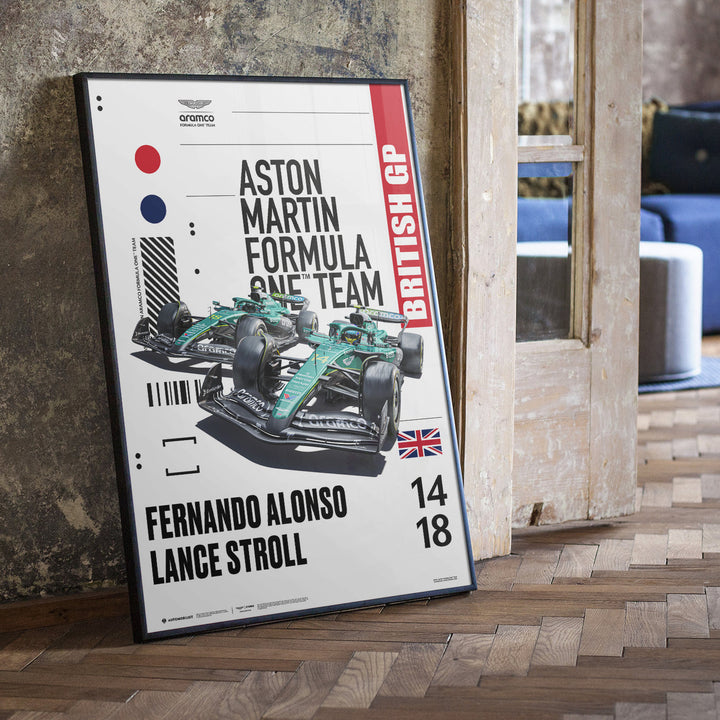 Aston Martin Aramco Formula One™ Team – Silverstone 2025 | Official Automobilist Poster