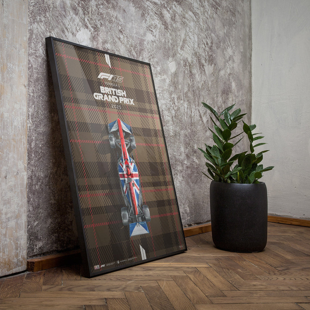 FORMULA 1 BRITISH GRAND PRIX 2025 | Official Automobilist Event Poster