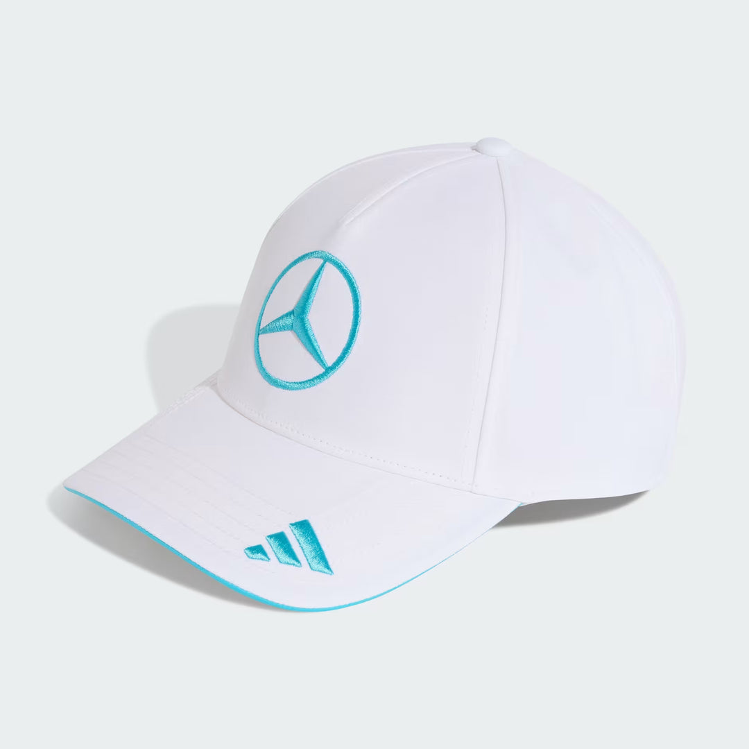 George Russell 63 Driver Cap 2026 Mercedes-AMG Formula 1 Team - White