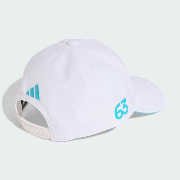 George Russell 63 Driver Cap 2026 Mercedes-AMG Formula 1 Team - White