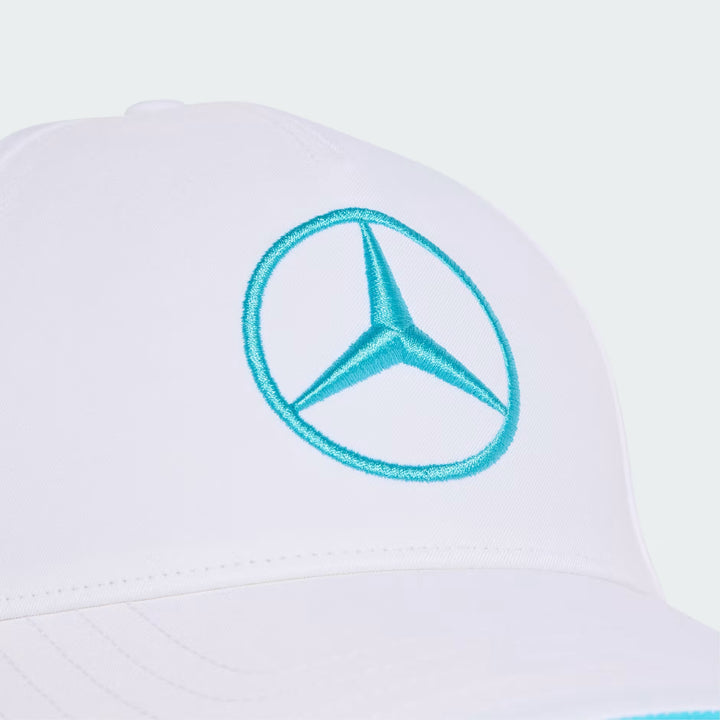 George Russell 63 Driver Cap 2026 Mercedes-AMG Formula 1 Team - White