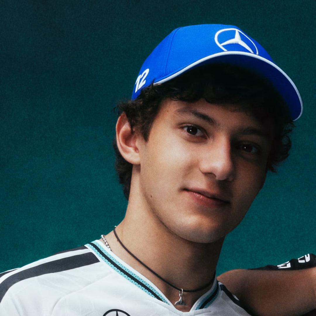 Kimi Antonelli 12 Driver Cap 2026 Mercedes-AMG Formula 1 Team - Bold Blue