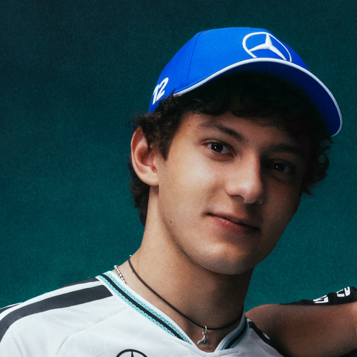Kimi Antonelli 12 Driver Cap 2026 Mercedes-AMG Formula 1 Team - Bold Blue