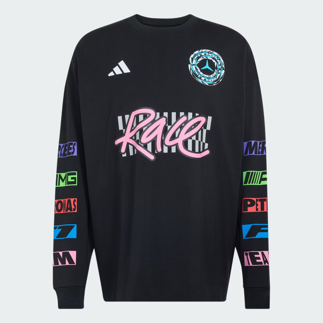 Mercedes-AMG Petronas F1 Team 2026 Lights On Longsleeve T-shirt