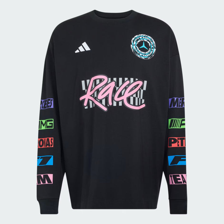 Mercedes-AMG Petronas F1 Team 2026 Lights On Longsleeve T-shirt