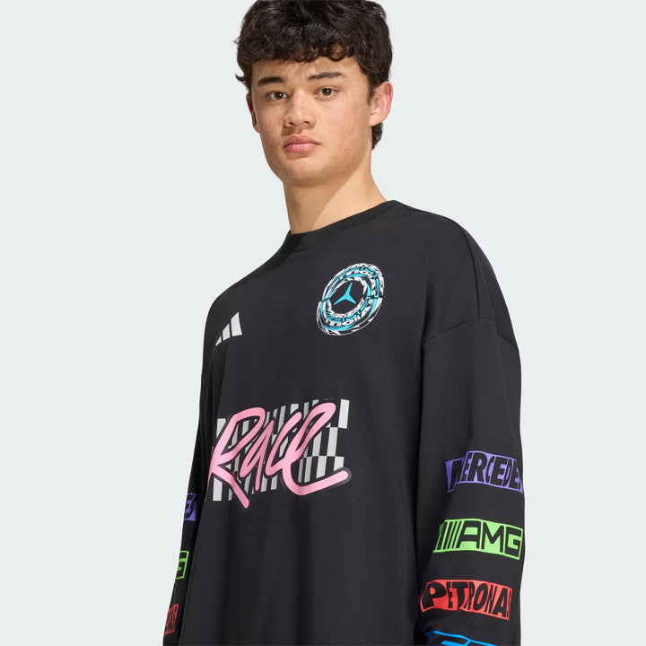 Mercedes-AMG Petronas F1 Team 2026 Lights On Longsleeve T-shirt