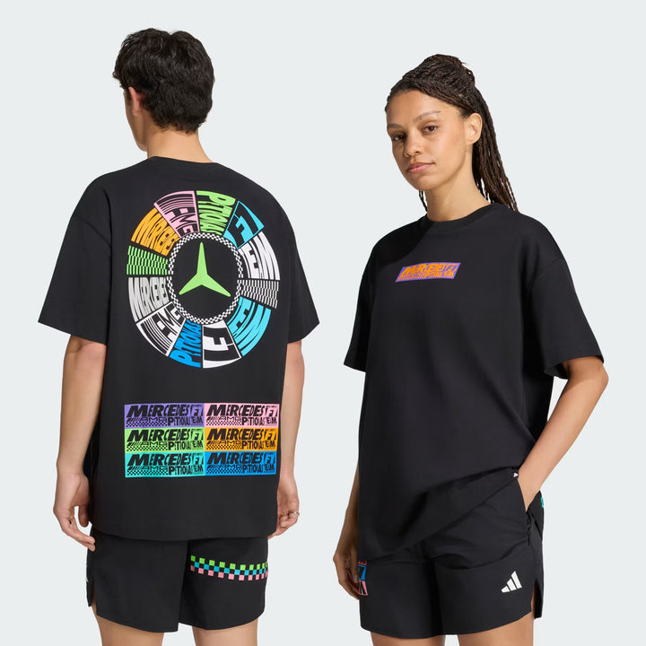 Mercedes-AMG Petronas F1 Team 2026 Lights On Oversized T-shirt