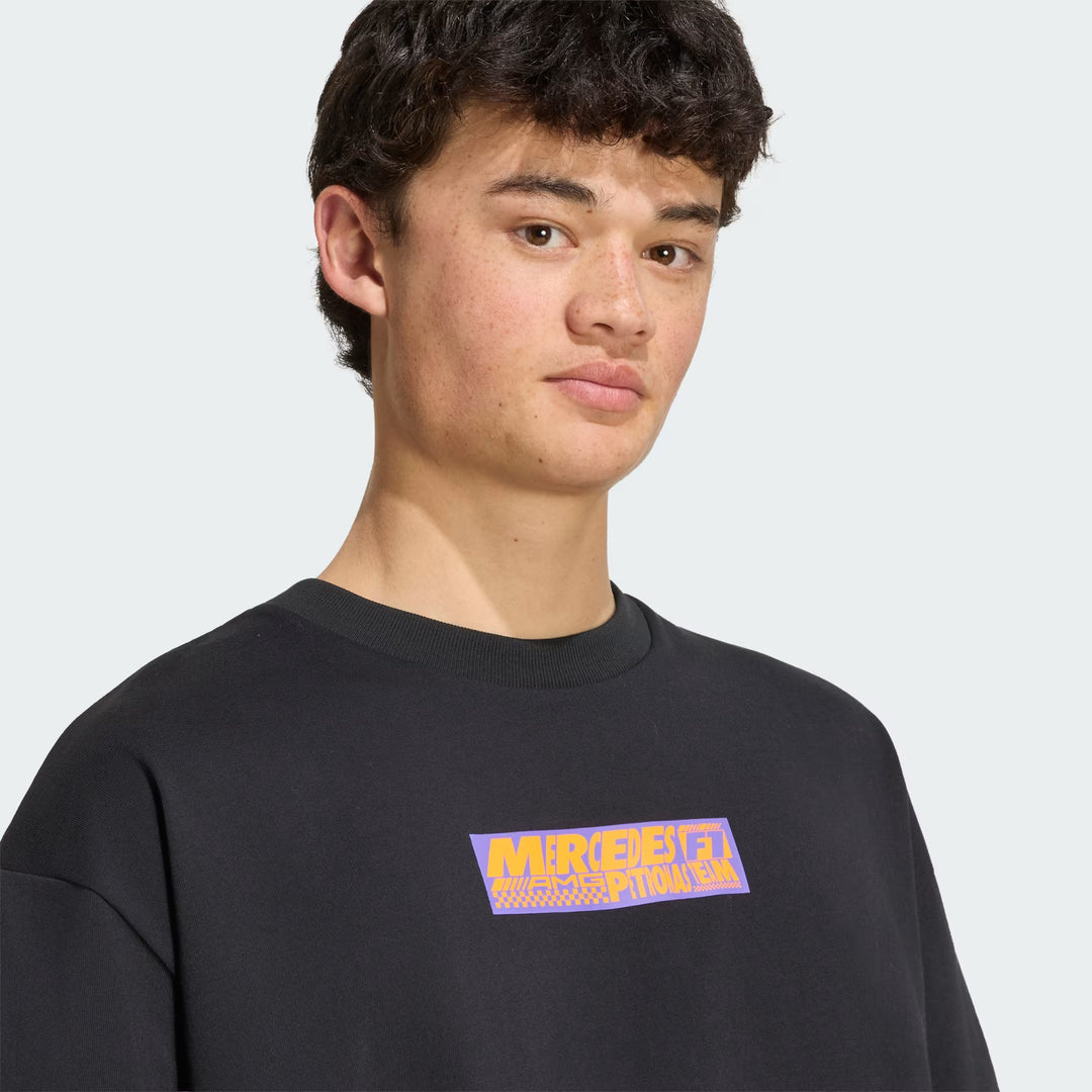 Mercedes-AMG Petronas F1 Team 2026 Lights On Oversized T-shirt