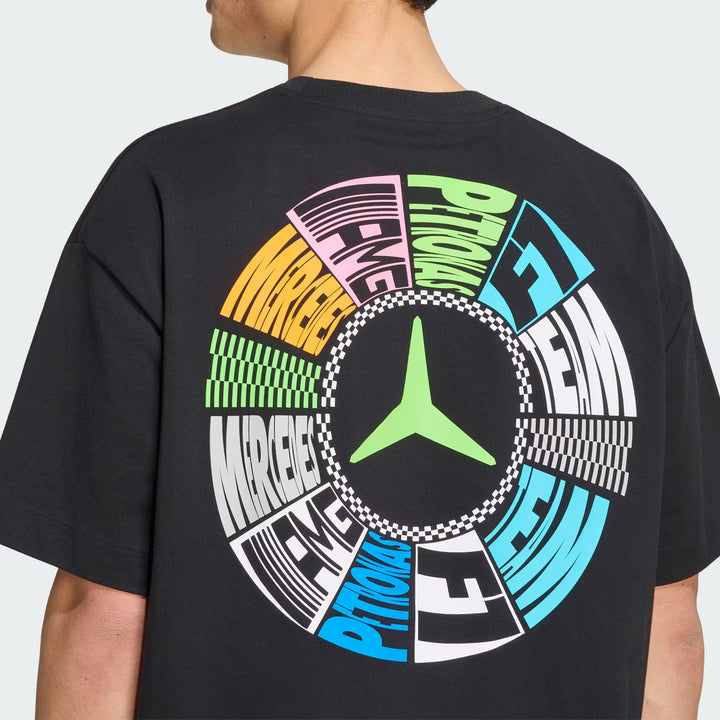 Mercedes-AMG Petronas F1 Team 2026 Lights On Oversized T-shirt