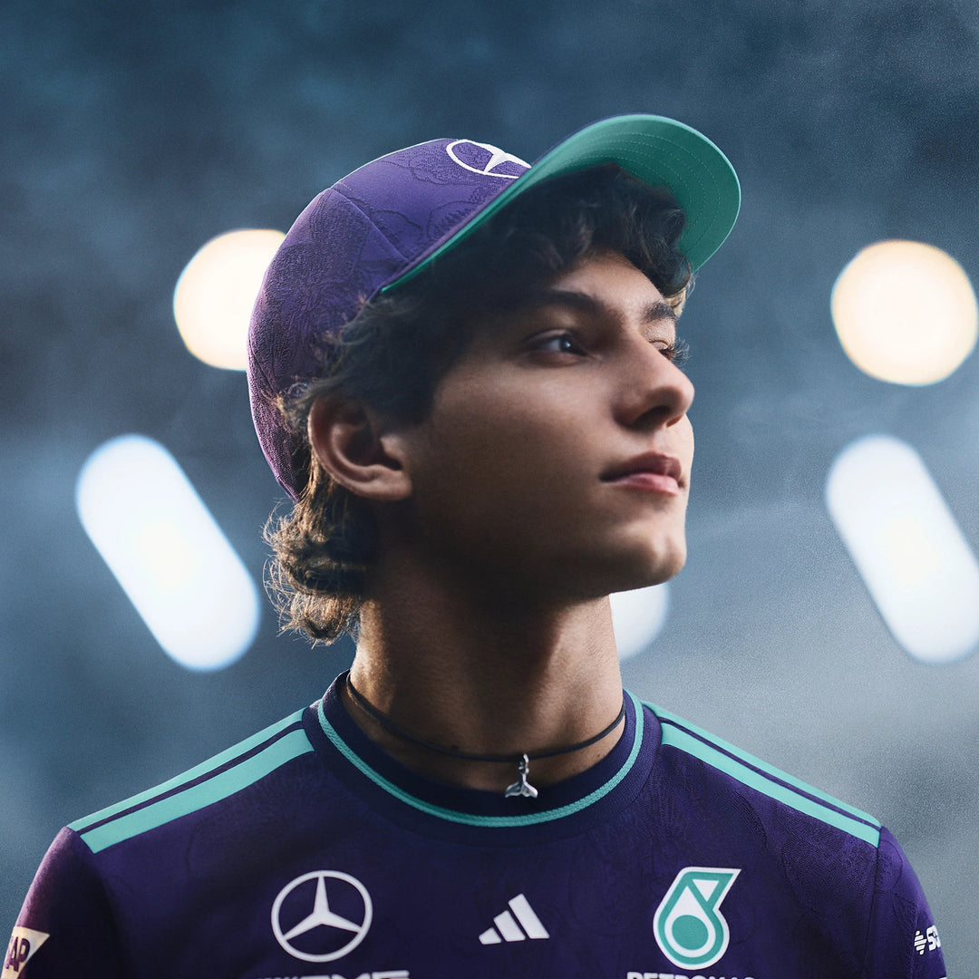 Mercedes-AMG F1 Team 2026 Singapore GP Special Edition Vanda Bloom Driver Cap Purple