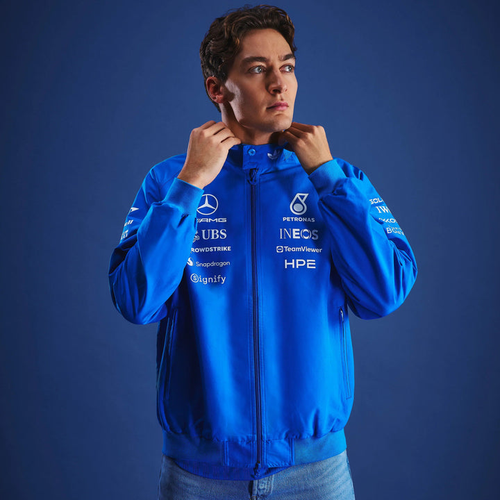 Mercedes-AMG Petronas F1 Team 2026 Blue Wonder Harrington Jacket