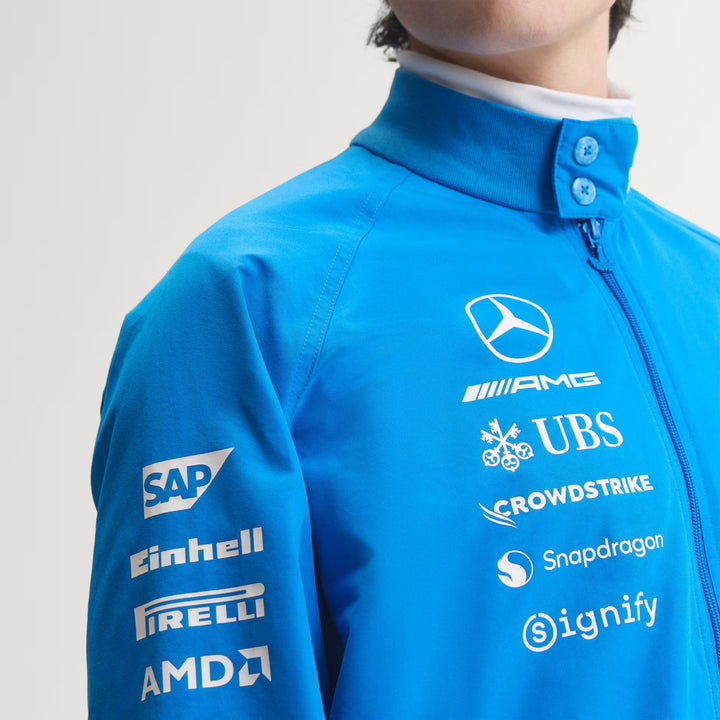 Mercedes-AMG Petronas F1 Team 2026 Blue Wonder Harrington Jacket