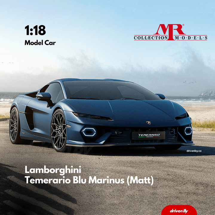Lamborghini Temerario Blu Marinus (Matt) - 1:18 MR Collection