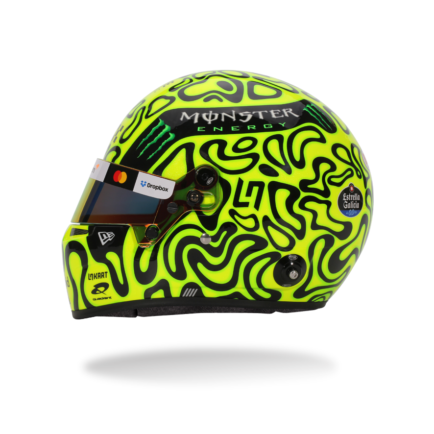 Lando Norris Helmet Season 2025 McLaren F1 Team - BELL 1:2 Mini Model Helmet