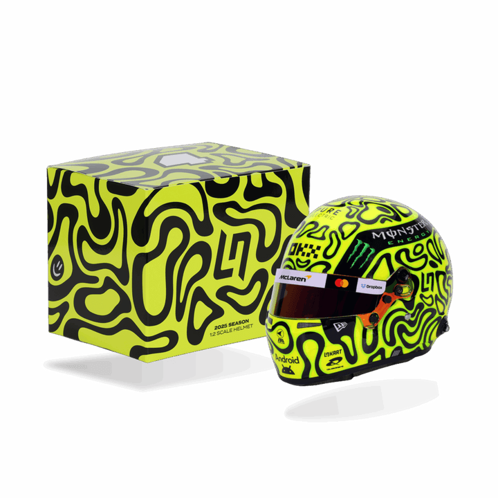 Lando Norris Helmet Season 2025 McLaren F1 Team - BELL 1:2 Mini Model Helmet