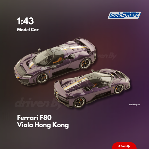 Ferrari F80 Ferrari F80 Viola Hong Kong  - 1:43 Looksmart Model Car