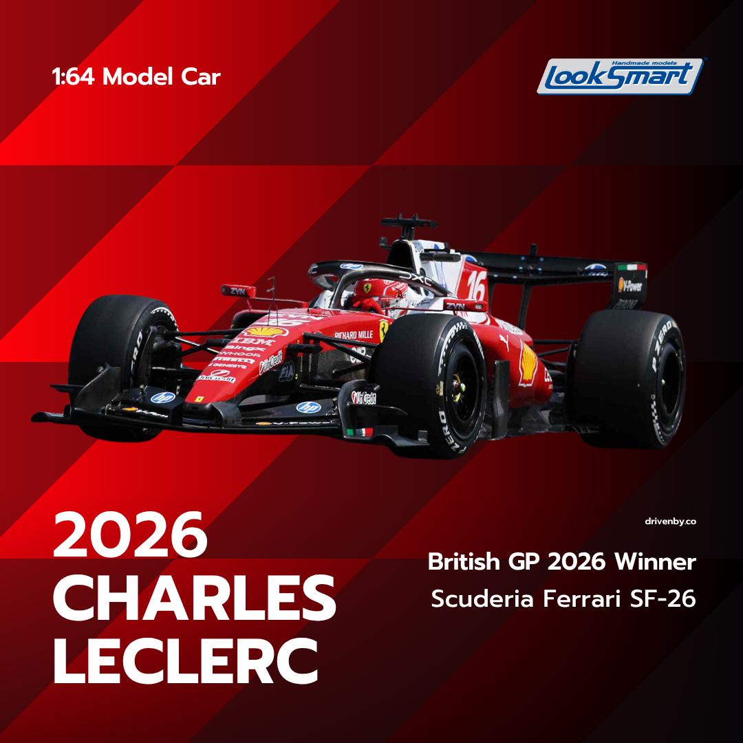 Charles Leclerc British GP 2026 Winner Scuderia Ferrari SF-26 - Looksmart 1:64 Model Car