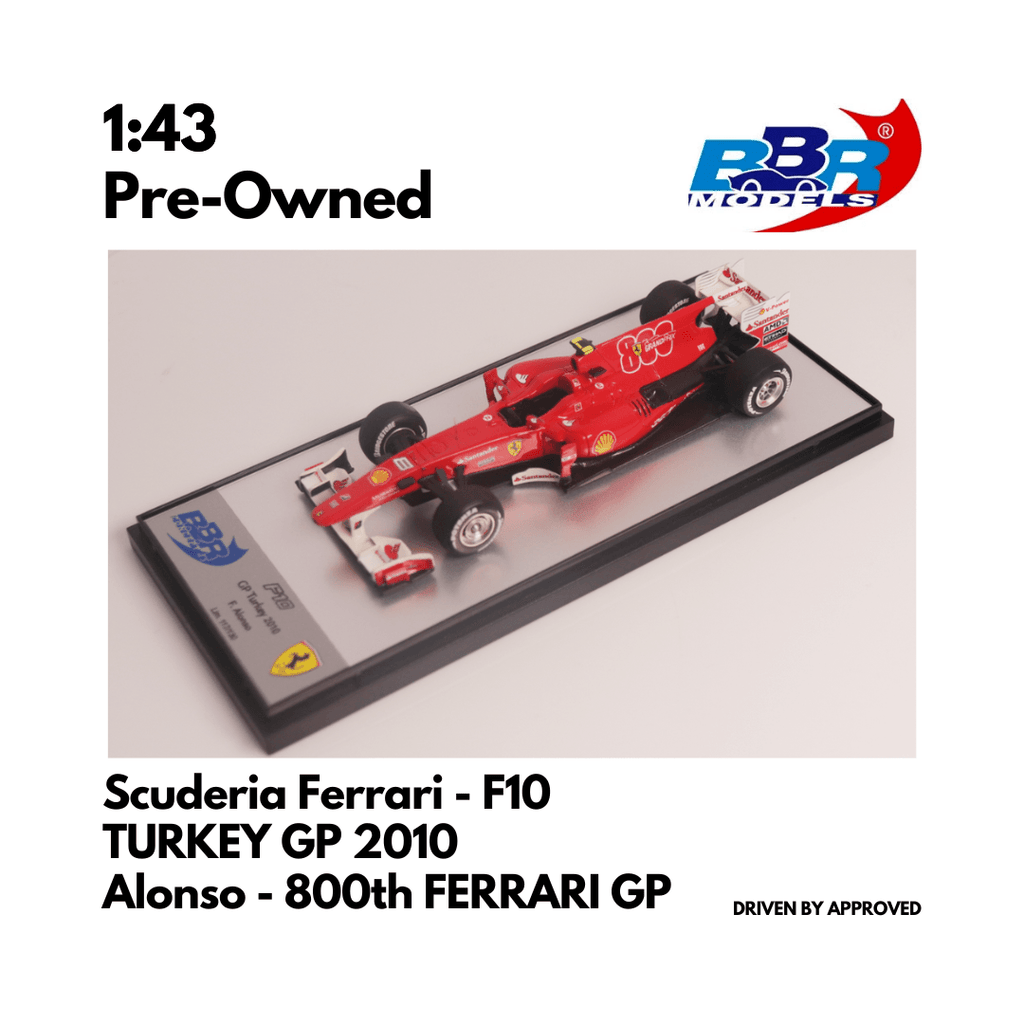 絶版 BBR 1/43 フェラーリ FERRARI F10 LAUNCH VERSION 2010 200台限定