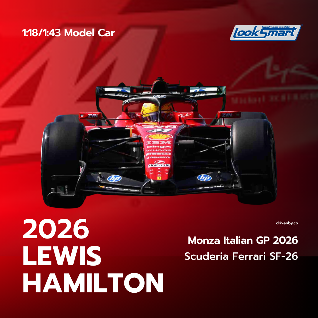 Lewis Hamilton Monza Italian GP 2026 Scuderia Ferrari SF-26 - Looksmart Model Car
