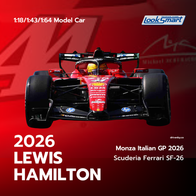 Lewis Hamilton Monza Italian GP 2026 Scuderia Ferrari SF-26 - Looksmart Model Car