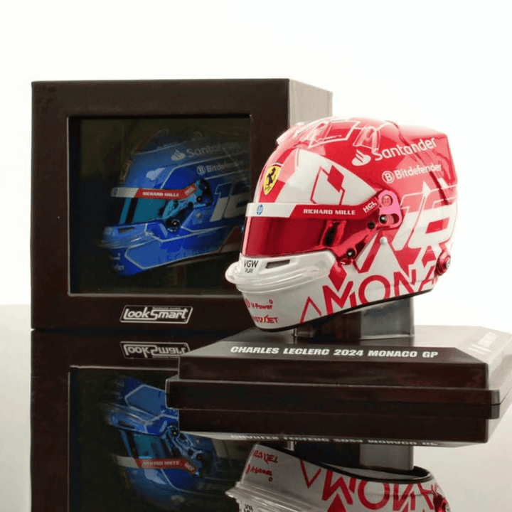 Charles Leclerc - Scuderia Ferrari Monaco GP 2024 Helmet - 1:5 Model Helmet Looksmart
