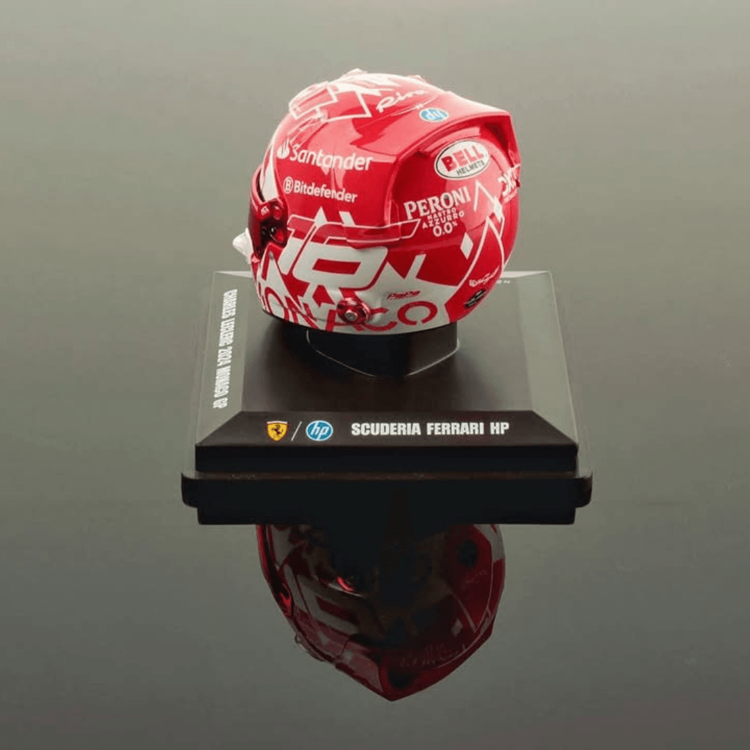 Charles Leclerc - Scuderia Ferrari Monaco GP 2024 Helmet - 1:5 Model Helmet Looksmart