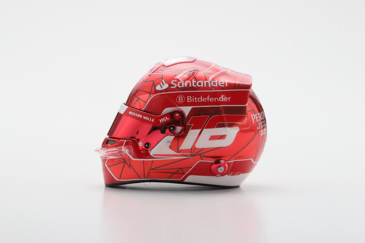 Charles Leclerc Helmet Scuderia Ferrari Singapore GP 2024 Helmet - Looksmart 1:5 Helmet