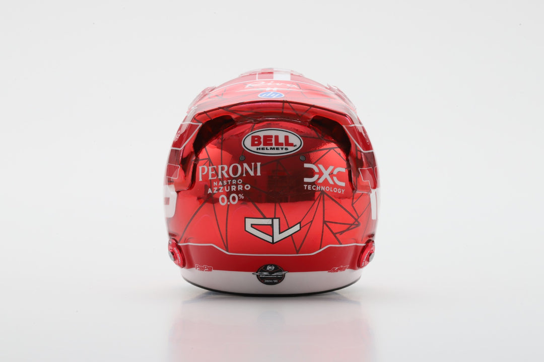 Charles Leclerc Helmet Scuderia Ferrari Singapore GP 2024 Helmet - Looksmart 1:5 Helmet