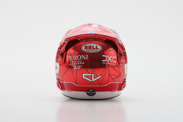 Charles Leclerc Helmet Scuderia Ferrari Singapore GP 2024 Helmet - Looksmart 1:5 Helmet