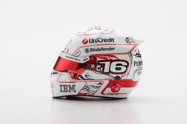 Charles Leclerc - Japanese GP 2025 Special Scuderia Ferrari F1 Helmet -  Looksmart 1:5 Helmet
