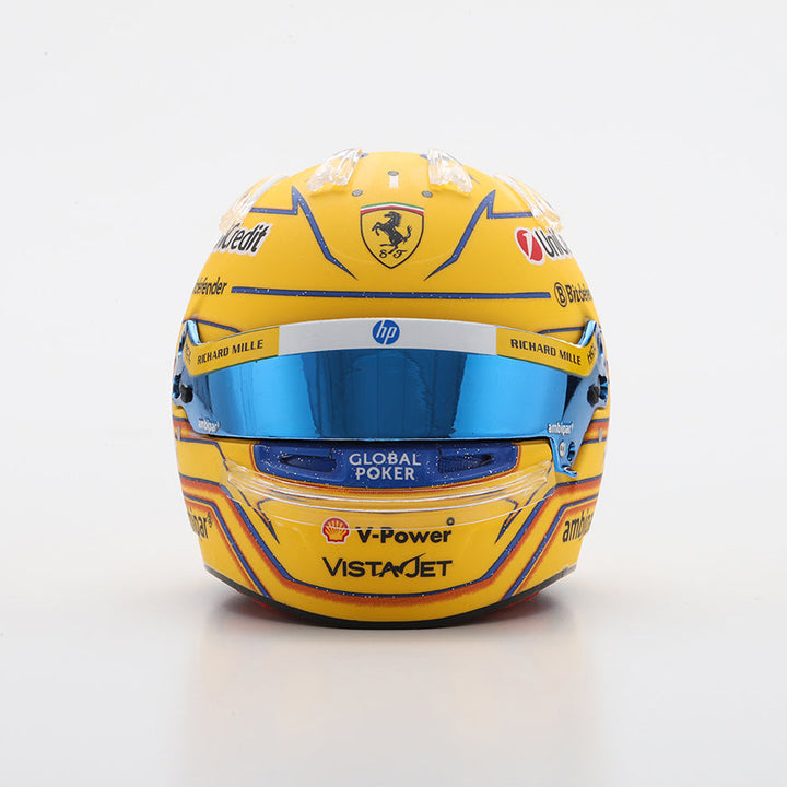 Lewis Hamilton Helmet Miami GP Special 2025  Scuderia Ferrari F1 Helmet - Looksmart 1:5 Helmet