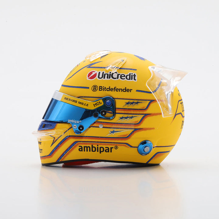 Lewis Hamilton Helmet Miami GP Special 2025  Scuderia Ferrari F1 Helmet - Looksmart 1:5 Helmet