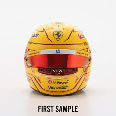 Lewis Hamilton Helmet Monaco GP 2025 Scuderia Ferrari F1 Helmet - Looksmart 1:5 Helmet