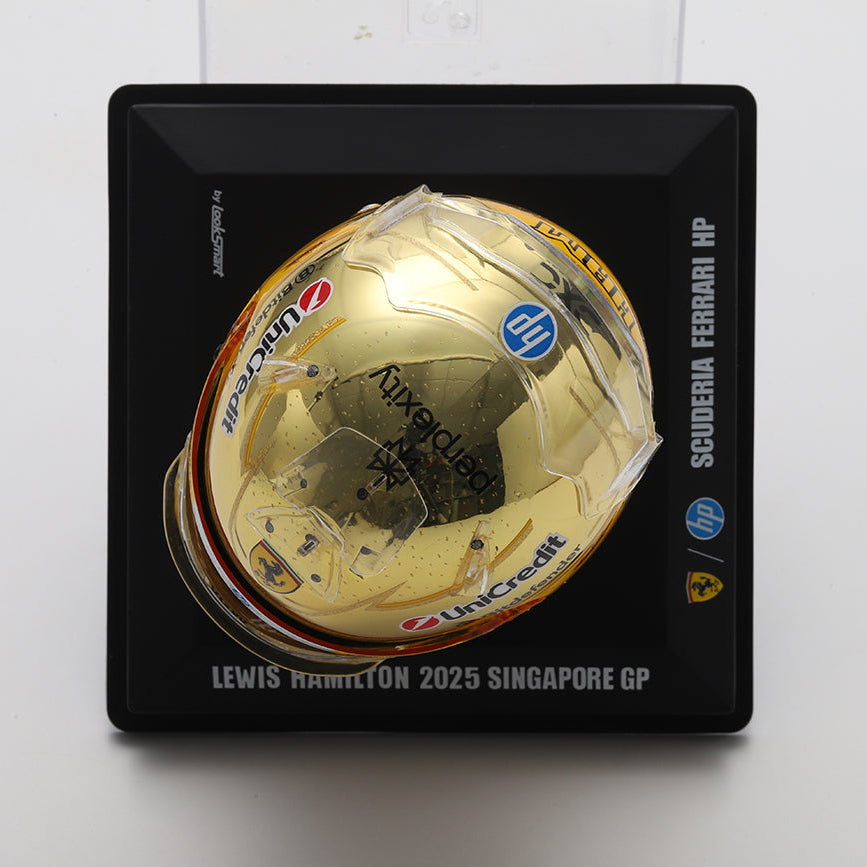 Lewis Hamilton Helmet Singapore GP 2025 Scuderia Ferrari F1 Helmet - Looksmart 1:5 Helmet
