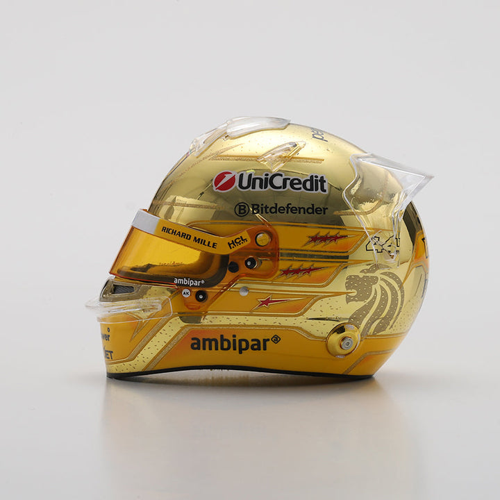 Lewis Hamilton Helmet Singapore GP 2025 Scuderia Ferrari F1 Helmet - Looksmart 1:5 Helmet