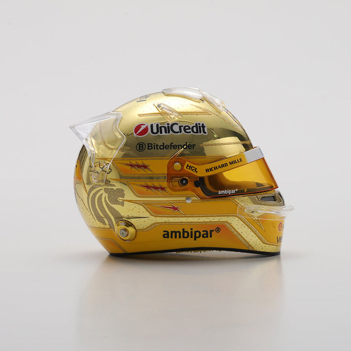 Lewis Hamilton Helmet Singapore GP 2025 Scuderia Ferrari F1 Helmet - Looksmart 1:5 Helmet