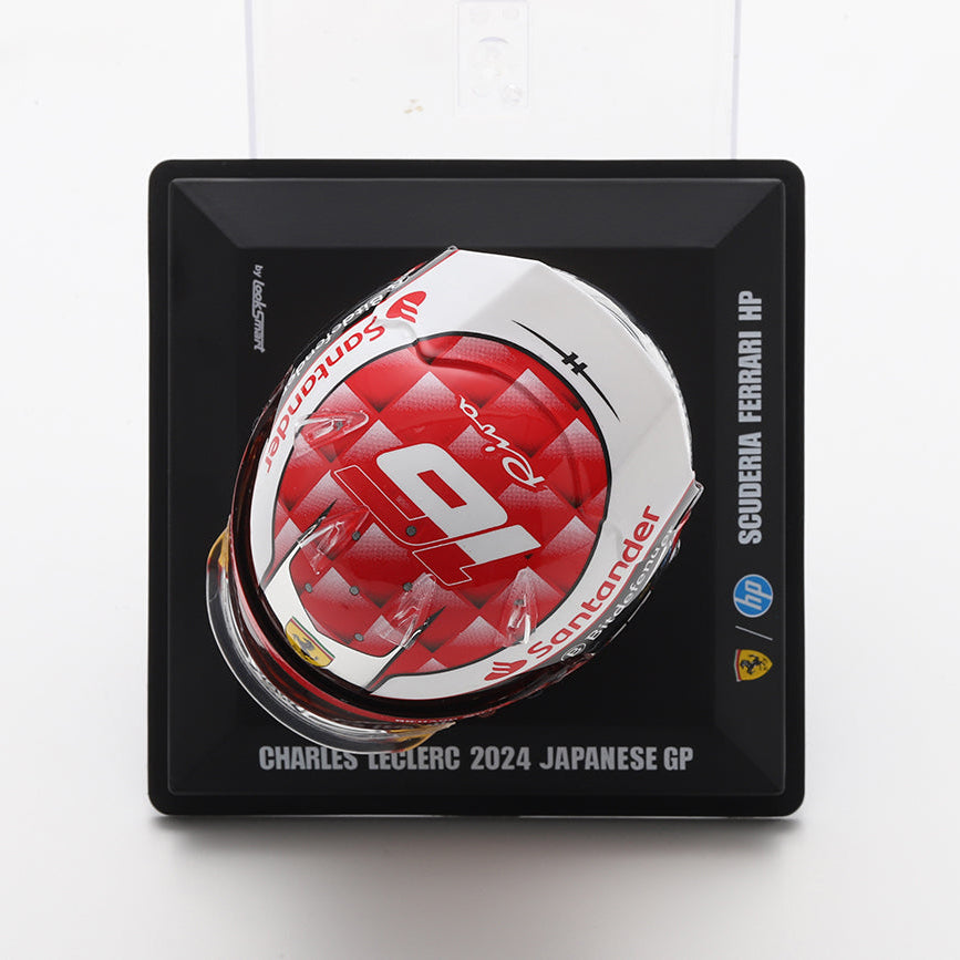 Charles Leclerc Helmet Japanese GP 2024 "Jules Bianchi Tribute" Scuderia Ferrari F1 - Jules - Looksmart 1:5 Helmet