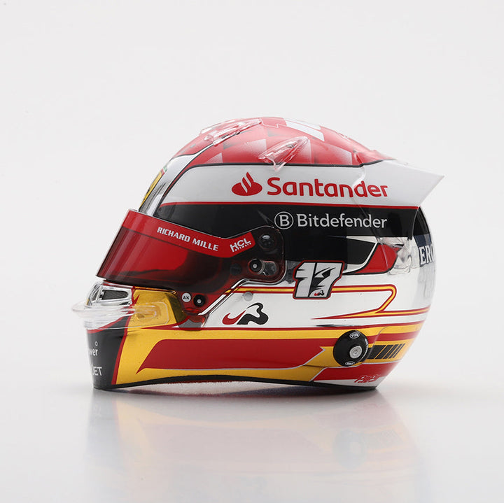 Charles Leclerc Helmet Japanese GP 2024 "Jules Bianchi Tribute" Scuderia Ferrari F1 - Jules - Looksmart 1:5 Helmet