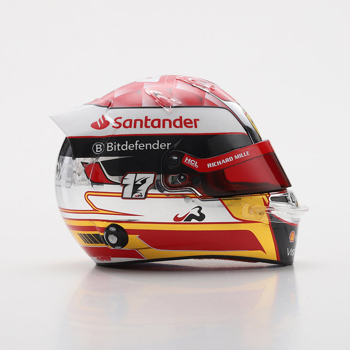 Charles Leclerc Helmet Japanese GP 2024 "Jules Bianchi Tribute" Scuderia Ferrari F1 - Jules - Looksmart 1:5 Helmet