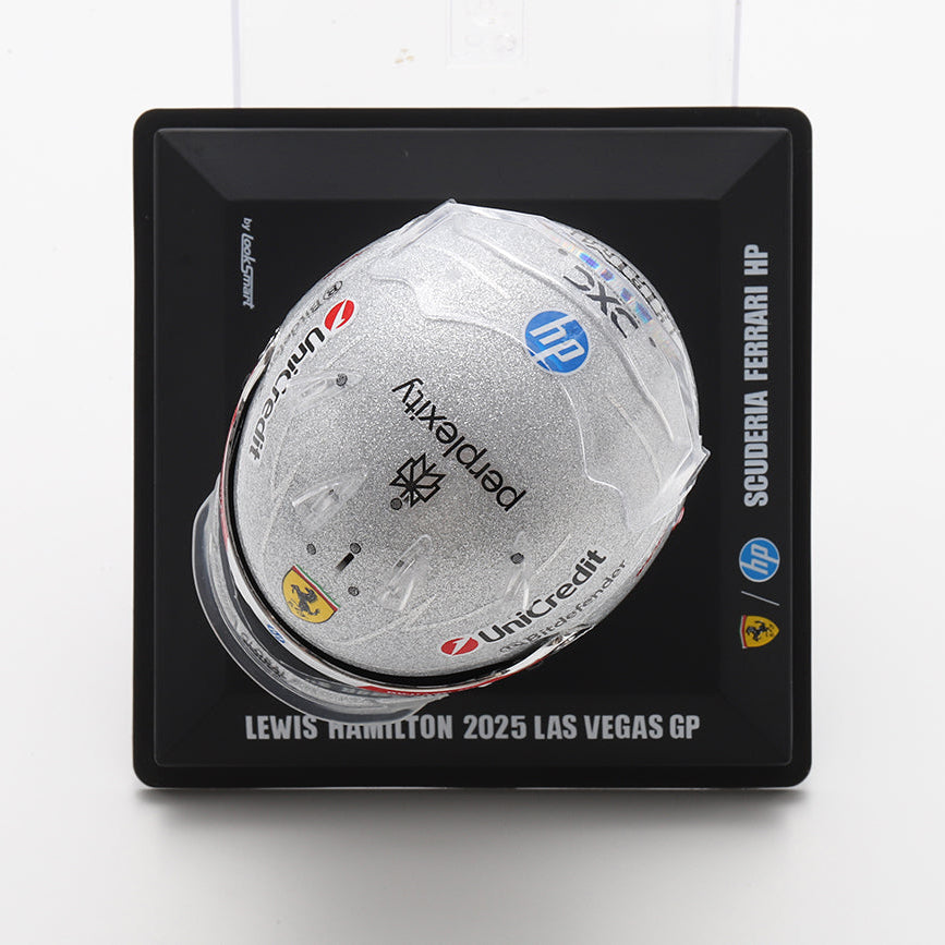 Lewis Hamilton Helmet Las Vegas GP 2025 Scuderia Ferrari F1 Helmet - Looksmart 1:5 Helmet